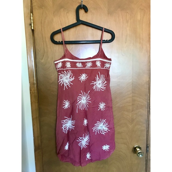 Rose Beaded 1920s Style Summer Mini Dress - Picture 2 of 4